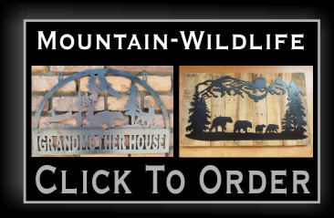 Metal Log Cabin Signs NJ